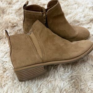 Time and Tru Brown Ankle Booties